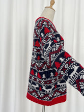 Load image into Gallery viewer, Womens Oversized Christmas Reindeer Sweater Size to XXXL | NCS