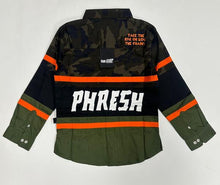 Load image into Gallery viewer, VETI Kid's Premium Twill Shirt With Multi Color Cut-blocks
