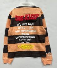 Load image into Gallery viewer, SEPIA Kid's Long Sleeve Polo Shirt With Heavy Print Effects & Patch Works