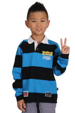 Load image into Gallery viewer, OCEAN Kid's Long Sleeve Polo Shirt With Heavy Embroidery Works (PHRESH)