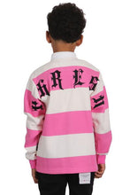 Load image into Gallery viewer, CREPE Kid's Long Sleeve Polo Shirt With Heavy Embroidery Works (PHRESH)