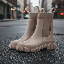 Load image into Gallery viewer, Women’s Waterproof Height-Increasing Rain Boots