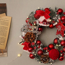 Load image into Gallery viewer, Lighted Christmas Wreath Door 15inches Decorations | NCS