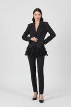Load image into Gallery viewer, Women's Elegant 3D Floral Loose-Fit Blazer – Regular Length