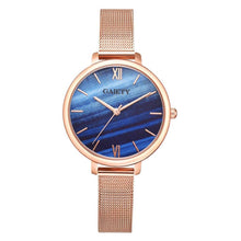 Load image into Gallery viewer, Luxury Set Watch Women Rose Gold Water Drill Bracelet Watch Jewelry Ladies Female Hour Casual Quartz Wristwatches For Women and Girls