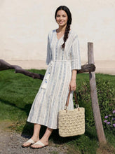 Load image into Gallery viewer, Crochet Woven Fan-Shape Shoulder Tote Bag