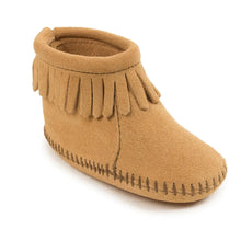 Load image into Gallery viewer, Minnetonka Velcro Back Flap Bootie - Infants Moccasins