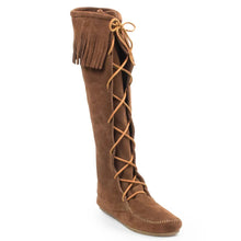 Load image into Gallery viewer, Minnetonka Front Lace Knee High Boot - Womens Boots