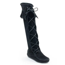 Load image into Gallery viewer, Minnetonka Front Lace Knee High Boot - Womens Boots
