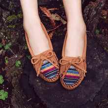 Load image into Gallery viewer, Minnetonka Arizona Kilty Suede Moc - Womens Moccasin