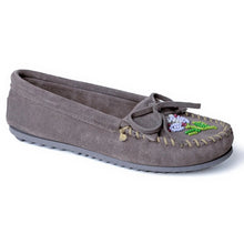Load image into Gallery viewer, Minnetonka Ziigwan Waabigwan Moc Suede - Womens Moccasin
