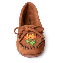Load image into Gallery viewer, Minnetonka Ziigwan Waabigwan Moc Suede - Womens Moccasin