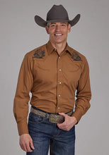 Load image into Gallery viewer, Roper 2124 Solid (Rust) - Men's Western Shirt