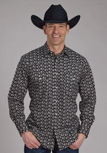 Load image into Gallery viewer, Roper 2286 Cream Floral (Black) - Men's Western Shirt
