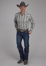 Load image into Gallery viewer, Roper 2114 Multi Stripe (Grey) - Men's Western Shirt