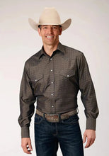 Load image into Gallery viewer, Roper Floral Tone (Grey) - Men's Western Shirt
