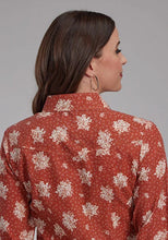 Load image into Gallery viewer, Roper 2282 Cream Floral (Orange) - Women's Western Shirt