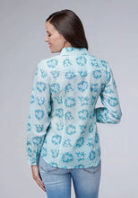 Load image into Gallery viewer, Roper 2066 Floral Print (Blue) - Women's Western Shirt