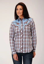Load image into Gallery viewer, Roper 1634 Fancy Applique (Blue) - Women's Western Shirt