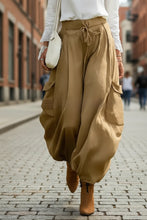 Load image into Gallery viewer, Drawstring Elastic Waist Loose-Fit Casual Trousers | 5 Colors