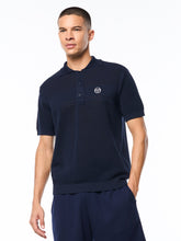 Load image into Gallery viewer, Sabino Knit Polo-Maritime Blue