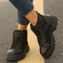 Load image into Gallery viewer, Women’s Mid-Calf Fleece-Lined Winter Boots