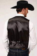 Load image into Gallery viewer, Roper Classic Suede Leather (Black) - Men's Vest (Closeout)