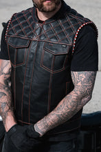 Load image into Gallery viewer, Sinister - Men's Motorcycle Leather Vest