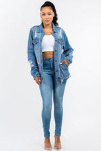 Load image into Gallery viewer, Elegance Women Tweed Jackets Fashionable Office Ladies Blue Long Female Autumn Vintage Girls Outdoor Jackets