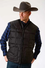 Load image into Gallery viewer, Roper 1473 Quilted Vest (Black) - Men's Vest
