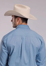 Load image into Gallery viewer, Roper 2924 Solid Poplin (Blue) - Men's Western Shirt