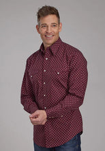 Load image into Gallery viewer, Roper 2174 Arrow Print (Red) - Men's Western Shirt
