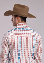Load image into Gallery viewer, Roper 2829 Vertical Aztec (Red) - Men's Western Shirt