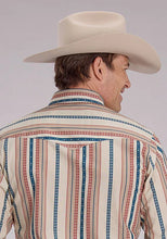 Load image into Gallery viewer, Roper 2469 Southwest Stripe (Tan) - Men's Western Shirt