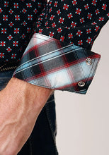 Load image into Gallery viewer, Roper Black Canyon Cottage Foulard (Black) - Men's Western Shirt