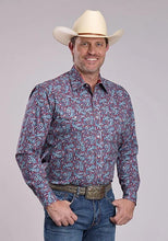 Load image into Gallery viewer, Roper 2880 Bandana Paisley (Red) - Men's Western Shirt
