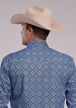 Load image into Gallery viewer, Roper 2967 Sky Medallion (Blue) - Men's Western Shirt