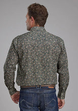 Load image into Gallery viewer, Roper Oak Forest Paisley (Brown) - Men's Western Shirt