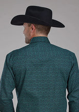 Load image into Gallery viewer, Roper Oak Forest Vintage Paisley (Green) - Men's Western Shirt