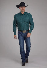 Load image into Gallery viewer, Roper Oak Forest Vintage Paisley (Green) - Men's Western Shirt