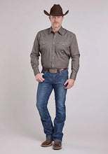 Load image into Gallery viewer, Roper 2594 Stretch Foulard (Grey) - Men's Western Shirt