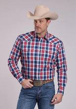 Load image into Gallery viewer, Roper 2888 American Plaid (Blue) - Men's Western Shirt