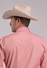 Load image into Gallery viewer, Roper 2979 Stretch Minicheck (Coral) - Men's Western Shirt