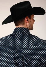 Load image into Gallery viewer, Roper 1381 New Star Foulard (Black) - Men's Western Shirt