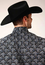 Load image into Gallery viewer, Roper 1382 Starry Night Paisley (Black) - Men's Western Shirt