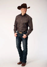 Load image into Gallery viewer, Roper 1839 Diamond Medallion (Brown) - Men's Western Shirt