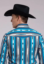Load image into Gallery viewer, Roper 2843 Deadstock Stripe (Blue) - Men's Western Shirt