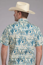 Load image into Gallery viewer, Roper 2348 Tropical Resort (Tan) - Men's Short Sleeve Shirt