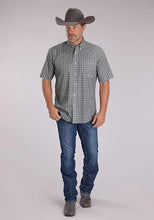 Load image into Gallery viewer, Roper 2501 Medallion Foulard (Grey) - Men's Short Sleeve Shirt