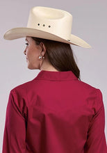 Load image into Gallery viewer, Roper 2894 Stretch Poplin (Red) - Women's Western Shirt